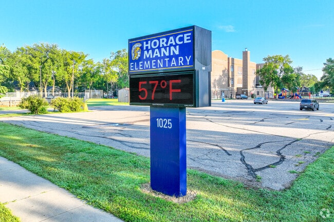 Horace Mann Elementary School is a well known school in the community.