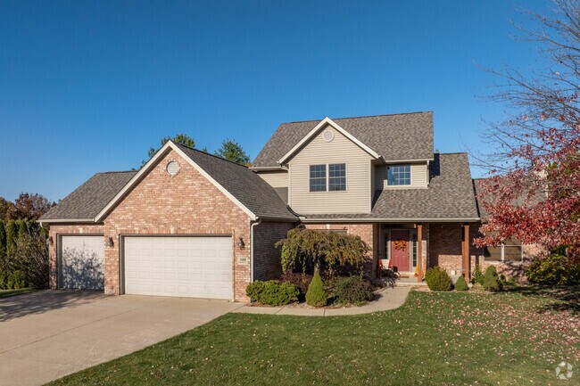Traditional homes are common in Germantown Hills.