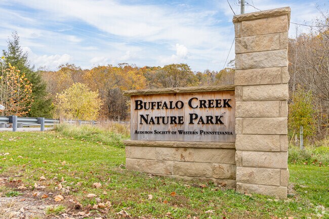 Buffalo Creek Nature Park, in Buffalo Township, is a peaceful getaway for local residents.