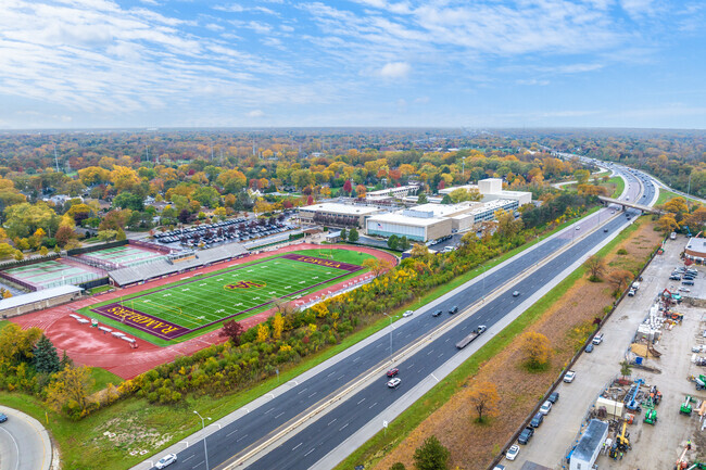 Loyola Academy is located adjacent to I-94 making it easily accessible by car.