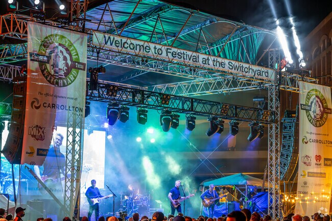 Festival at the Switchyard offers live music to concert goers in Carrollton.