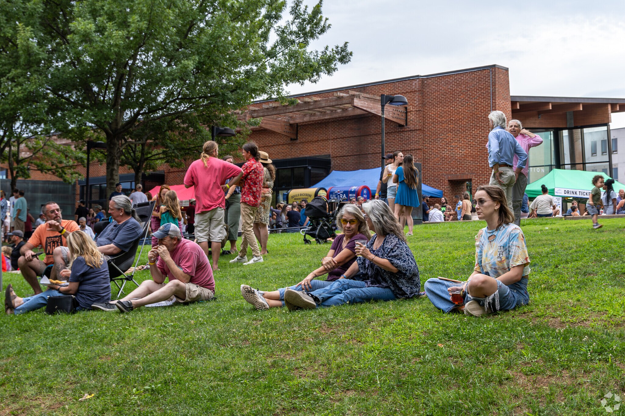 Alcohol sales occur during the Fridays after Five event.