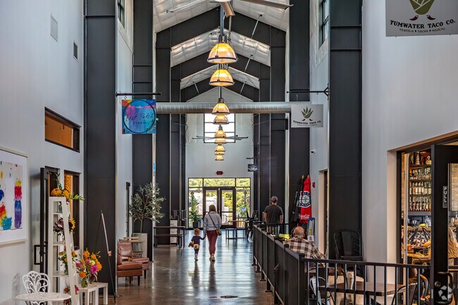 Trosper residents can explore the shopping and dining options available in The Craft District.