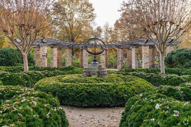 Delano Park features a unique rose garden.