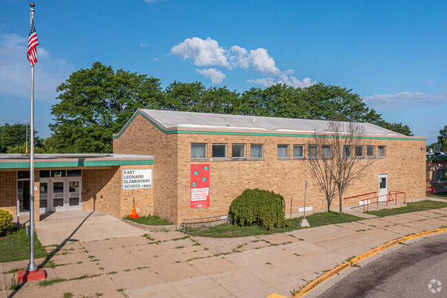 East Leonard Elementary School is  in the Belknap Lookout neighborhood of Grand Rapids.