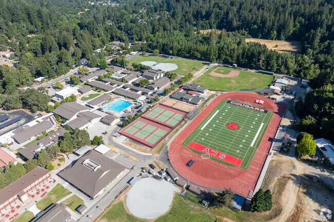 San Lorenzo Valley High School in Felton stands out for its career-based learning, offering green engineering and STEM electives in a mountain-town setting.