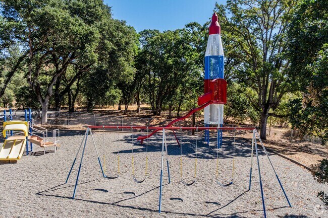 Various playgrounds with amazing features can be found in Liberty Park in North Lakeport.