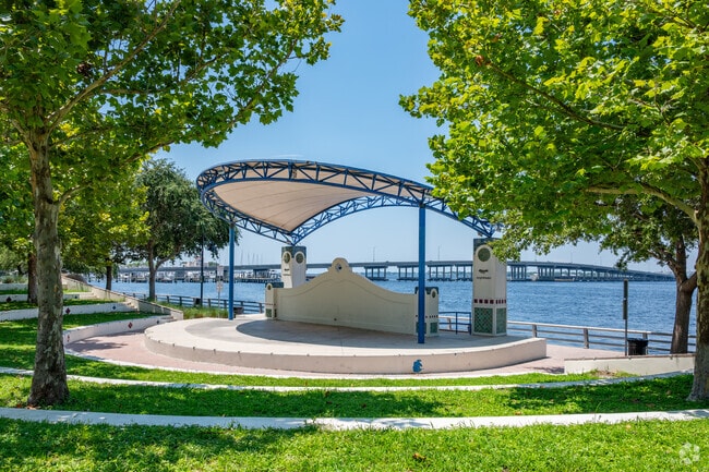 Live performances often take place at Bradenton Riverwalk’s amphitheater.