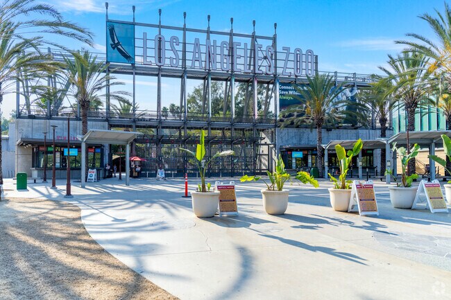 Animal lovers can reach the Los Angeles Zoo within a 2-mile drive west of downtown Glendale.