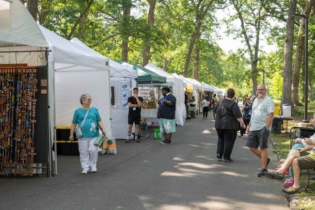 Watseka residents browse the best of local art in Urbana's Open Art Fair.
