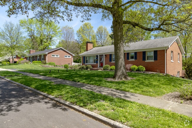 Gainesway streets are lined with cozy contemporary ranch homes built in the mid-1900's.
