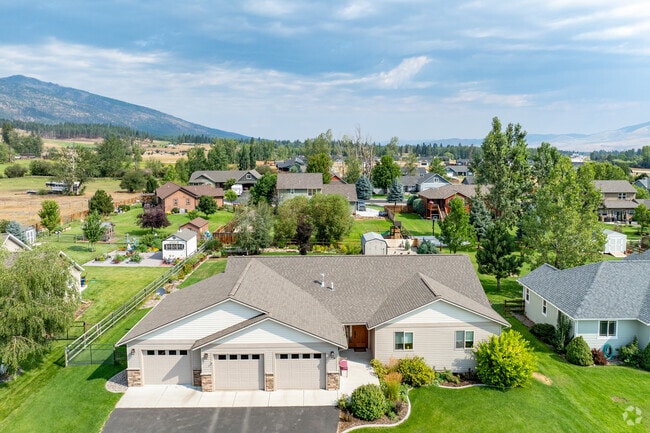 The older properties in the community offer more space.