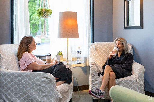 Relax and enjoy a sip of coffee at Big Ben Coffee Co. in Old Silk Stocking.