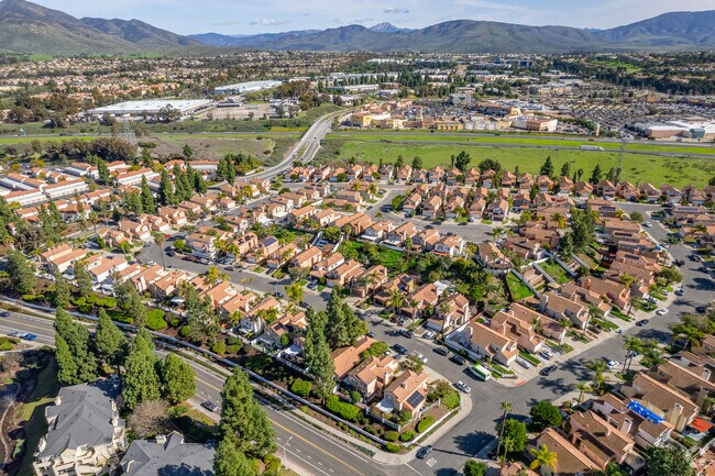 Residential Neighborhood shows the rows of homes with similar colored roofs all over Eastlake.