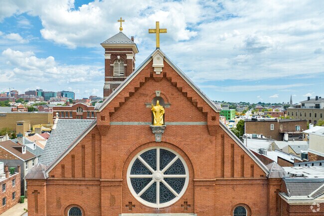There are several places of worship located in and around the Little Italy neighborhood.