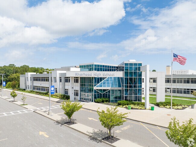 Riverhead High School serves part of the North Fork of Long Island.