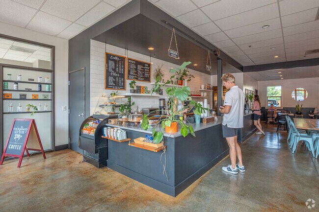 Grab your mail, coffee and a delicious treat at The Lark Cafe in downtown Willamette.