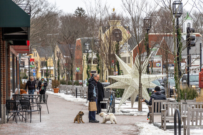 The downtown Lexington area has a wide variety of shops and restaurants for residents.