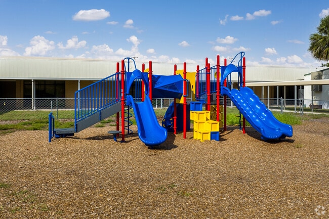 Spring Creek Elementary School in Bonita Springs has playgrounds for students to burn off energy