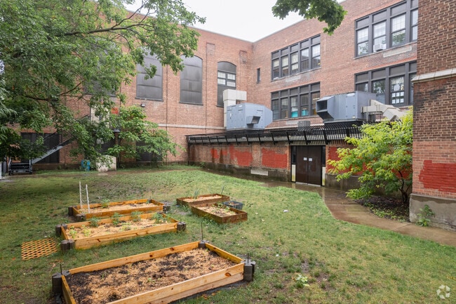 The Central park middle school nursery is cared for by staff and students.
