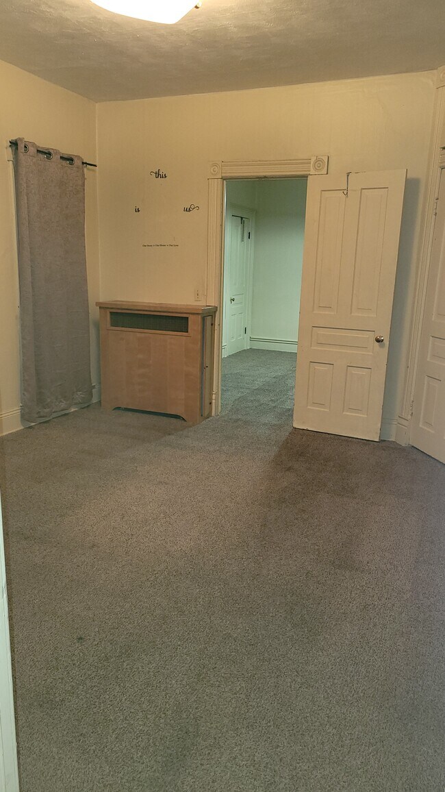 Mater bedroom two open windows