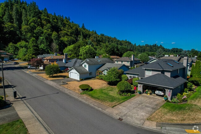 Single-story homes line quiet streets in Cedar River.