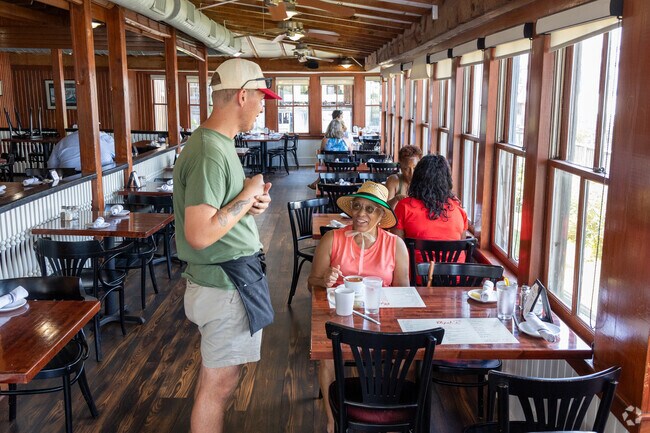 Elijah's is famous for its oysters and seafood near Princess Place.