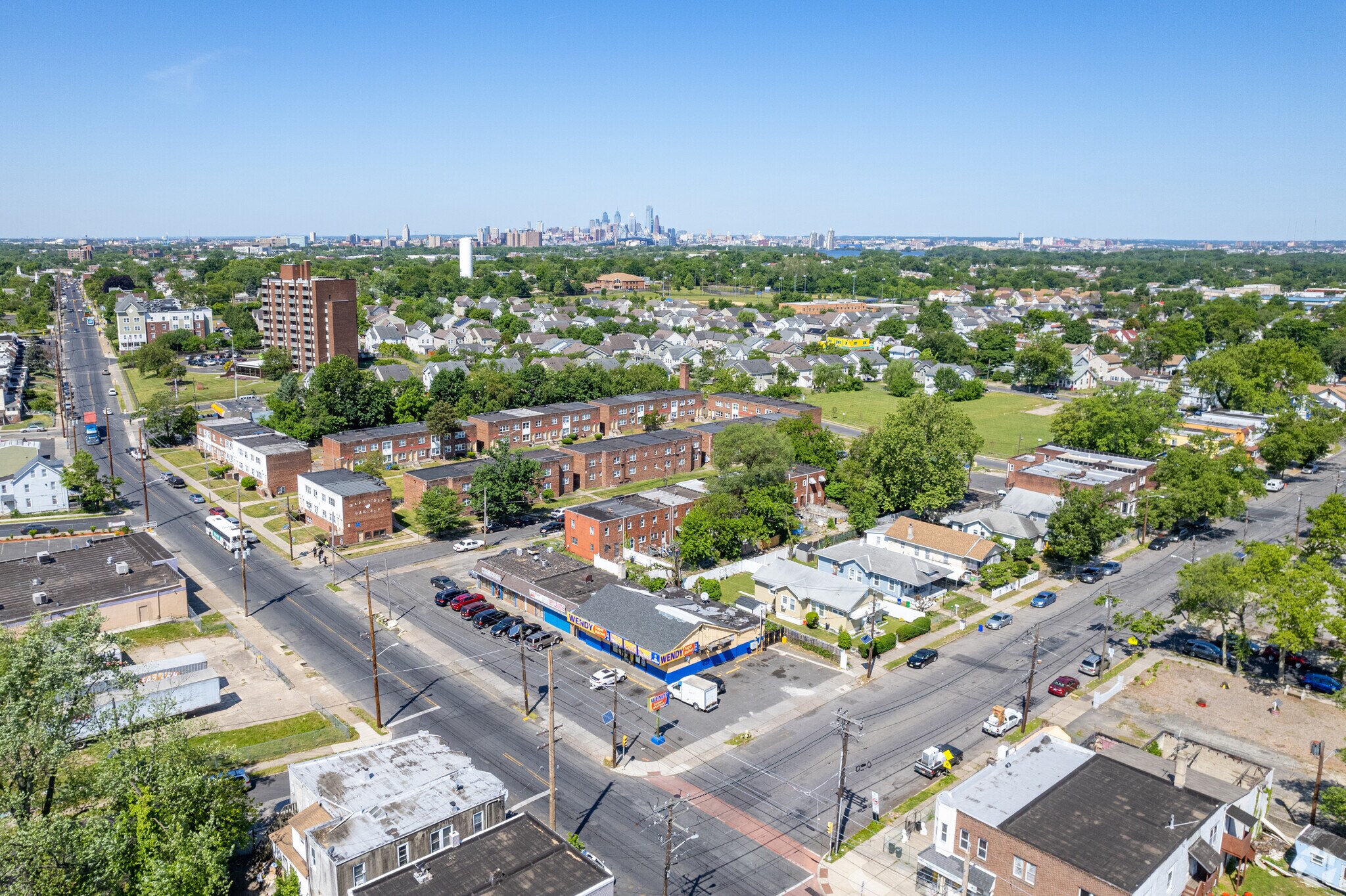 Incredible view of the dynamic Rosedale neighborhood in Camden, NJ.