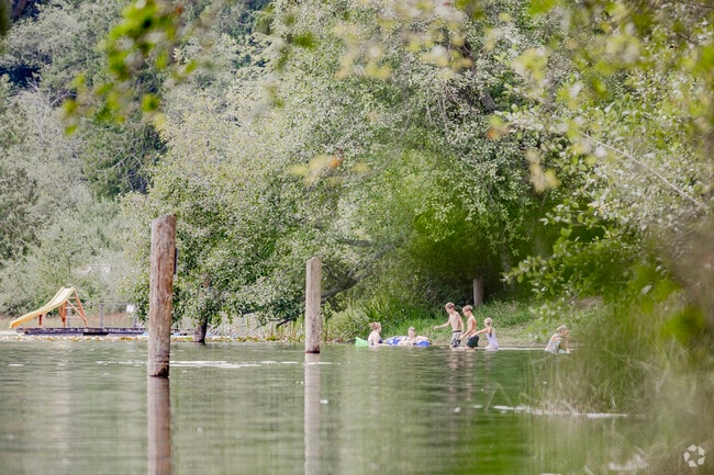 Looking for a peaceful place to swim with family? Wildcat Lake in Fort William Symington is it.