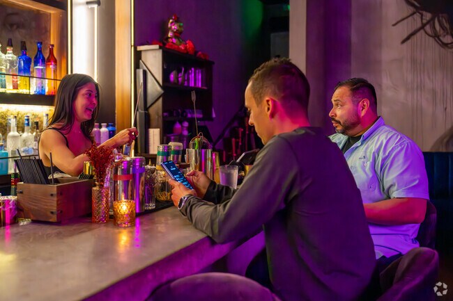 Grab craft cocktails at Azaba a sushi restaurant in Whittier.