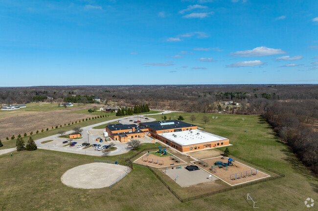 Hugger Elementary School is located 20 minutes from downtown Rochester Hills.