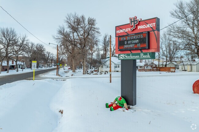 Huntley Project Junior High School is located in the same building as the high school.