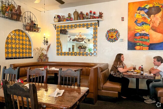 Maria Mexican Kitchen, situated near Canyon Ridge, offers a beautiful interior dining experience.