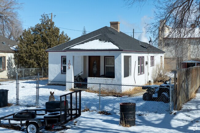 This Minimal Traditional home in Rawlins showcases simple, functional architecture.