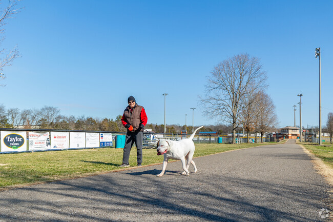 Locals love to bring their dogs to Nolensville Park on walks.