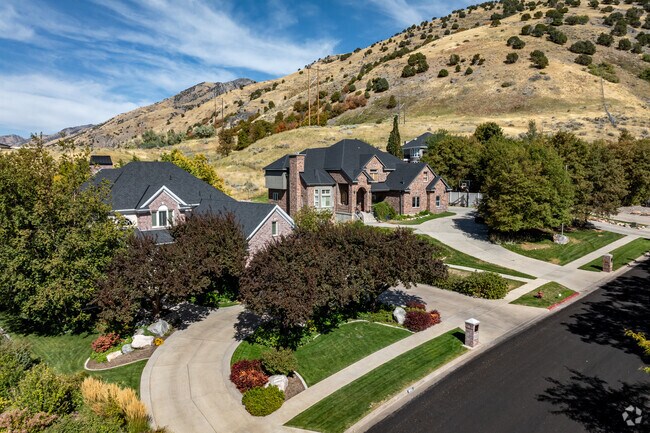 Palatial homes in Wilson have beautifully landscaped yards.