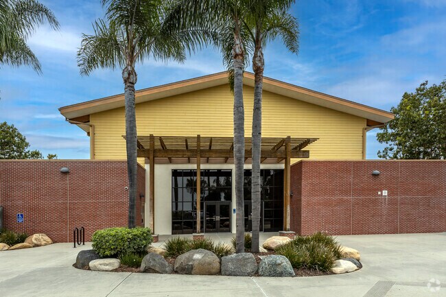 The school building of the Ada W. Harris Elementary in Encinitas.