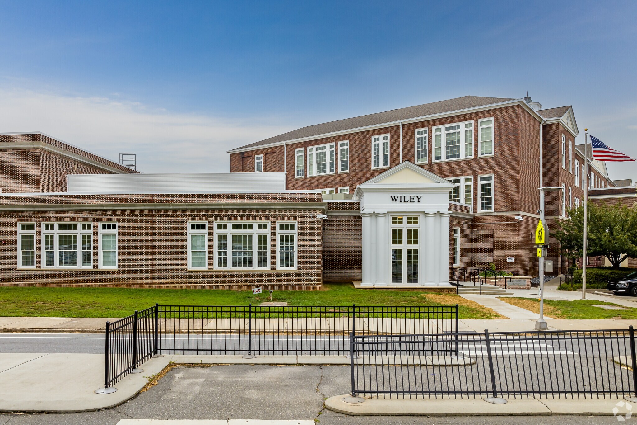 Wiley Magnet School is within walking distance of Hanes Park in Winston-Salem.