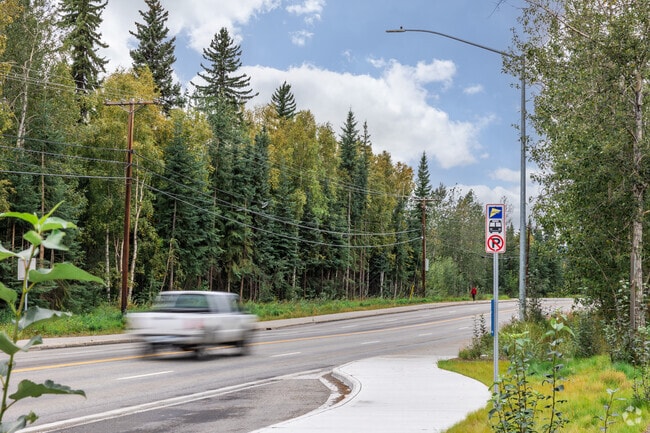 Residents can find access to public transportation along College Rd. in Aurora-Lemeta.