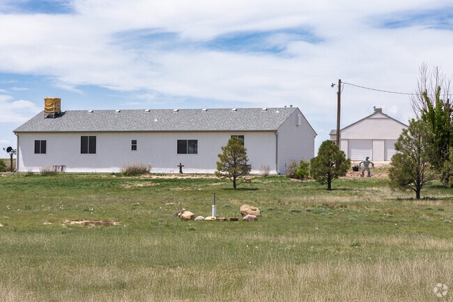 Ranch style homes are common in Yoder.