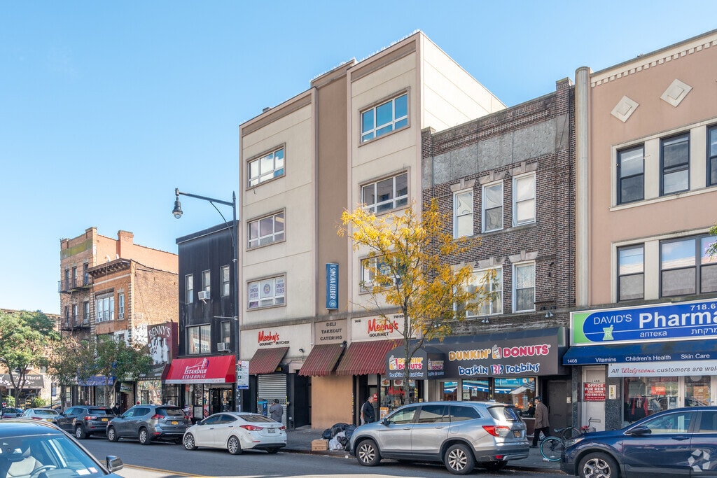 A view of the Yeshiva Prep High School from the street.