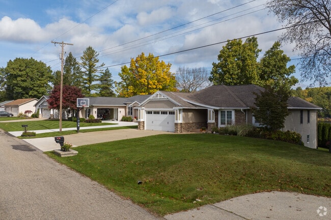 Upscale residences offer lake views and privacy in Grattan Township.