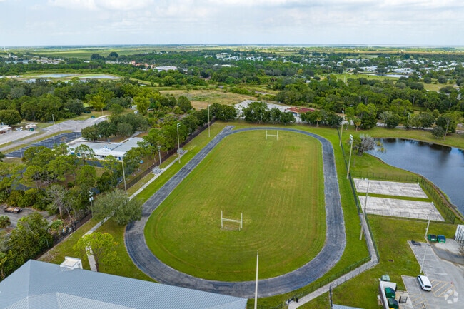 Indiantown Middle School has a nice athletic field for students.