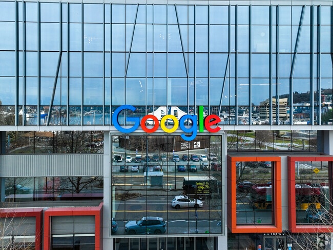 The Google South Lake Union office is a short walk from Lake Union Park.