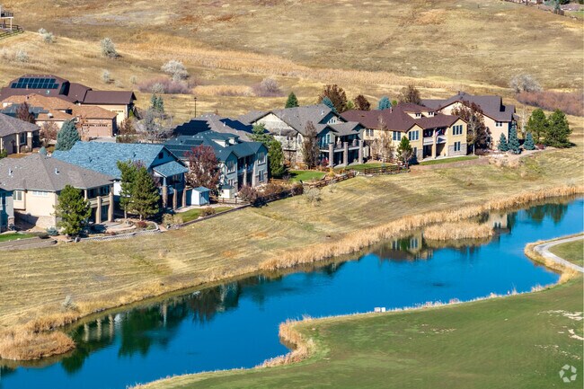 Some homes in Powderhorn line Meadows Golf Club's ponds and scenic views.
