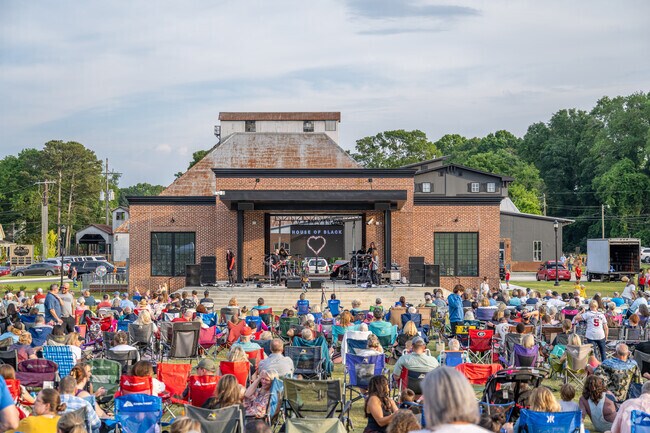 Local residents come out in huge numbers for the First Friday Concert Series in Monroe.