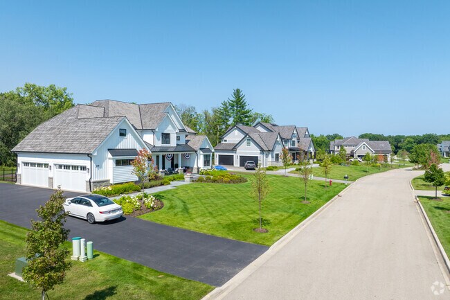 Modern custom builds in new subdivisions in Lincolnshire Village cost upwards of $3 million.