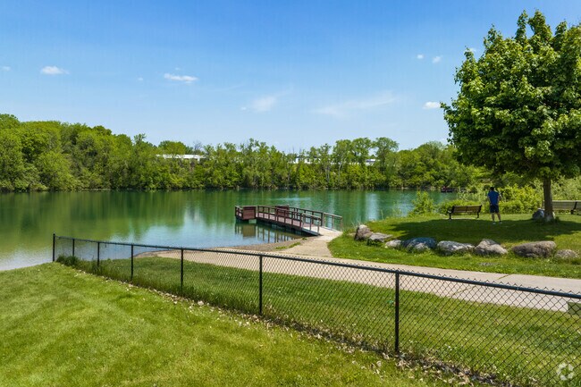 Firemen's Park, also known as Verona Beach, has a pier that locals can often be seen fishing off.
