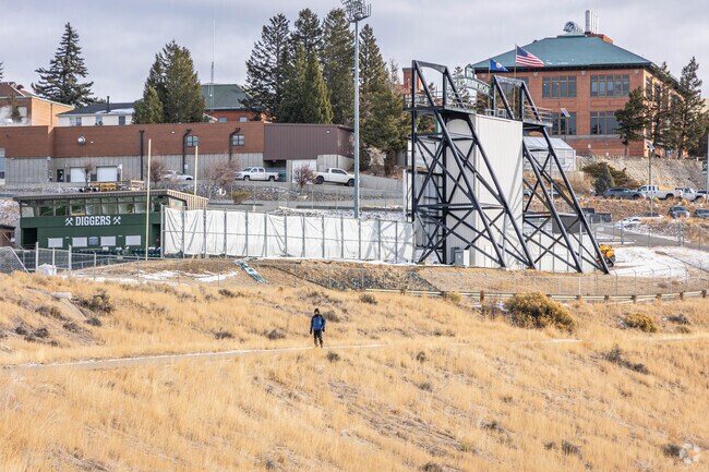 The scenic BA&P Trail runs through Montana Technical University near West Park Street.