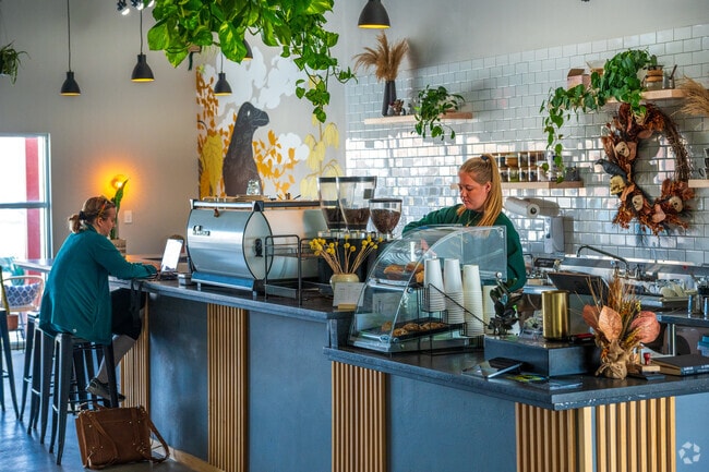 Catalyst Coffee is a popular but quiet spot for coffee and catching up with friends.